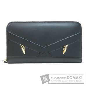 Fendi Bugs Eye Monster Long Wallet Calfskin